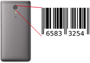 Telefon-Kamera Barcode-Scan