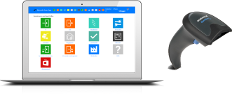 Laptop Barcode-Scannen Exact