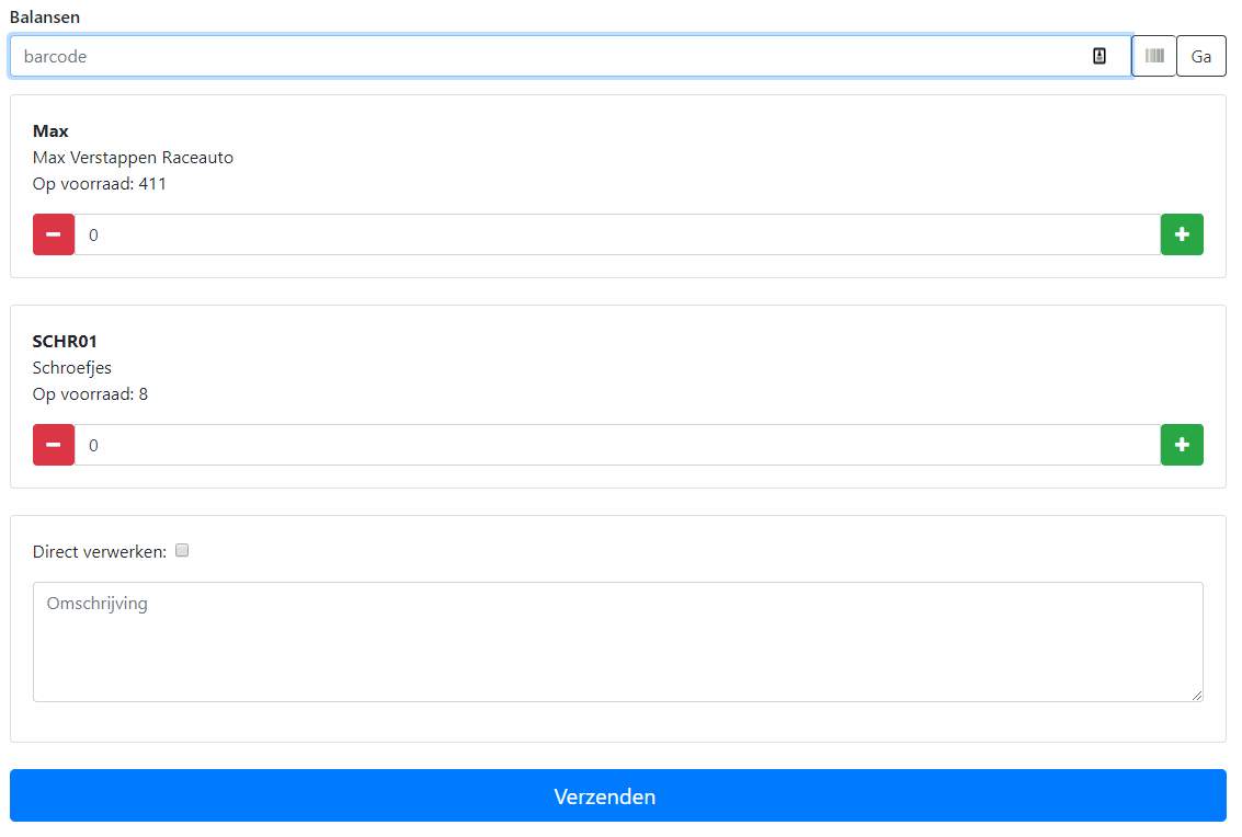 Inventurz&auml;hlungen Exact Online