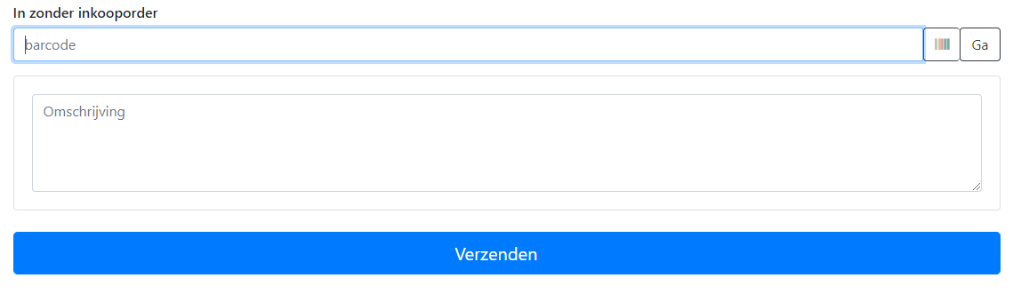 Ein Aus ohne Auftrag Eingabe