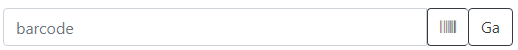 Barcode-Feld