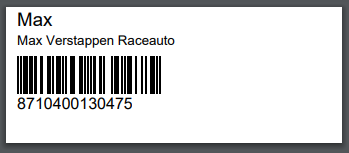 Artikel Code 128 (Dymo - Large Address - 30321/99012 - 36x89mm)