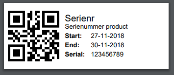 Serial (Dymo - Large Address - 30321/99012 - 36x89mm)