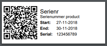 Serial QR errorlevel 3 (Dymo - Large Address - 30321/99012 - 36x89mm)
