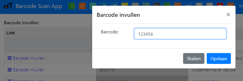 Barcode toevoegen aan artikel in Exact Online