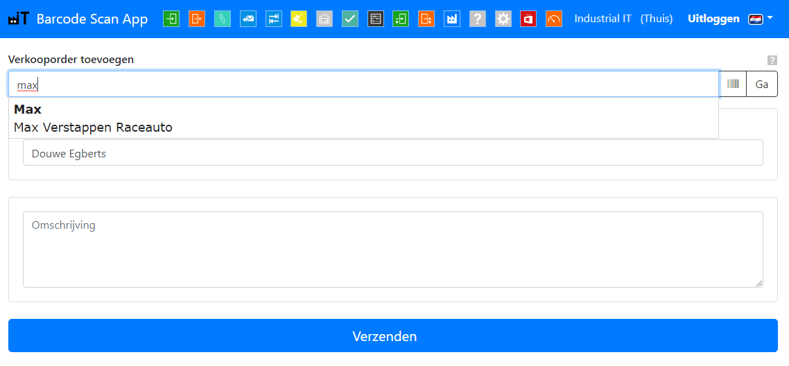 Artikel zum Verkaufsauftrag hinzufügen