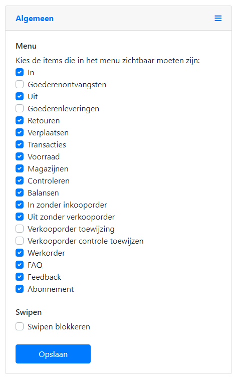 Allgemeine Einstellungen
