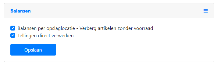Bestandszählung Exact Online