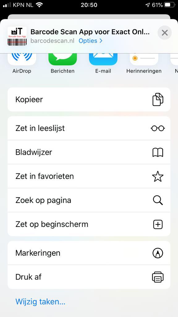 Barcode Scan App iPhone