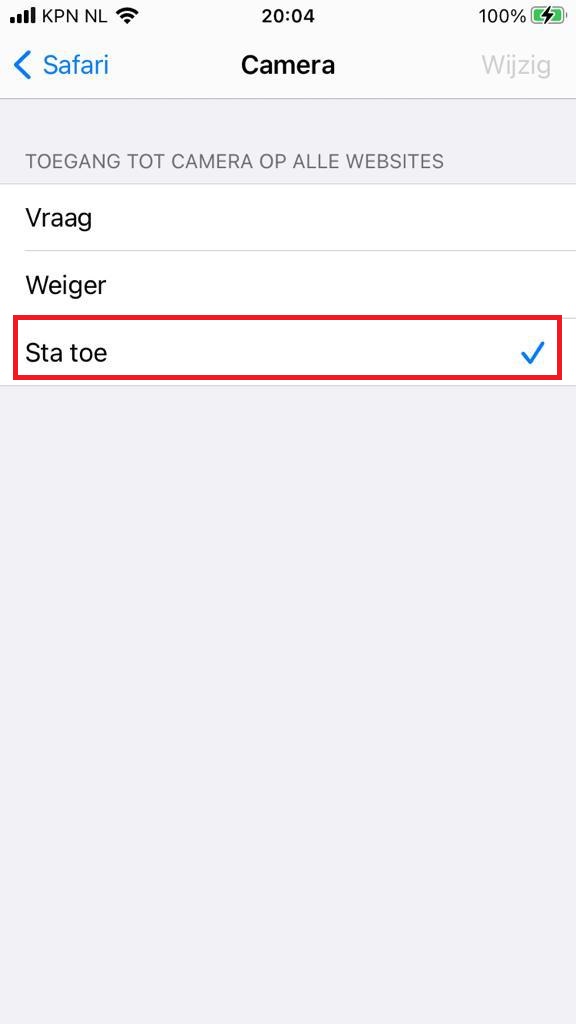 Rechten toestaan