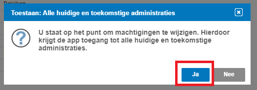 All Exact Online administrations