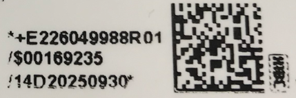 HIBC UDI barcode in Exact Online Datamatrix