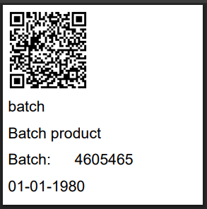 Batch QR errorlevel 3 (75x75mm)