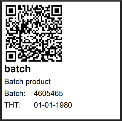 Batch QR errorlevel 3 (SATO - 100x100mm)