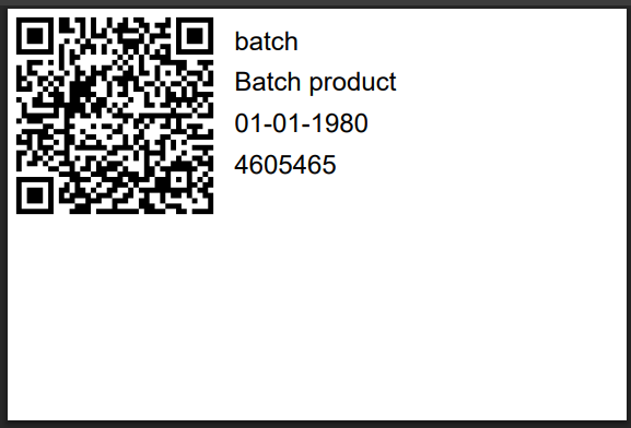 Batch QR errorlevel 3 (Versandetikett - 100x150mm)