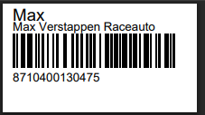 Artikel Code 128 (Dymo - Multipurpose - 11354/S0722540 - 32x57mm)