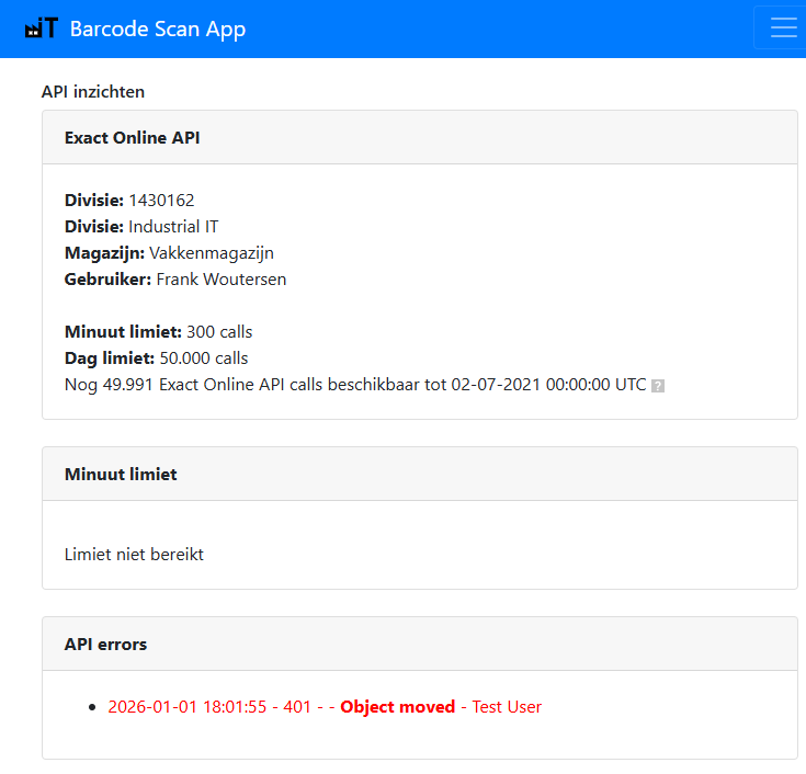 Exact Online API overview
