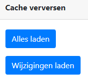 Exact Online cache verversen