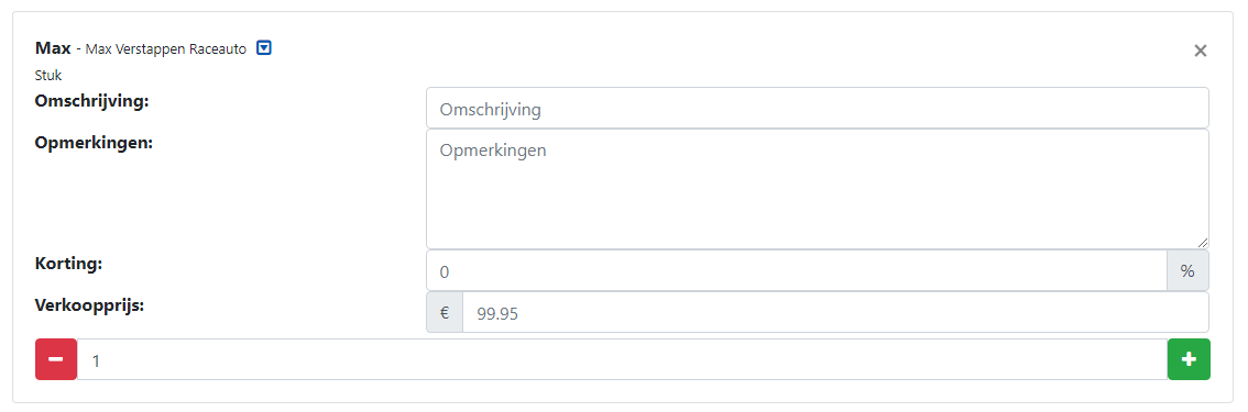 Zusätzliche Felder Exact Online
